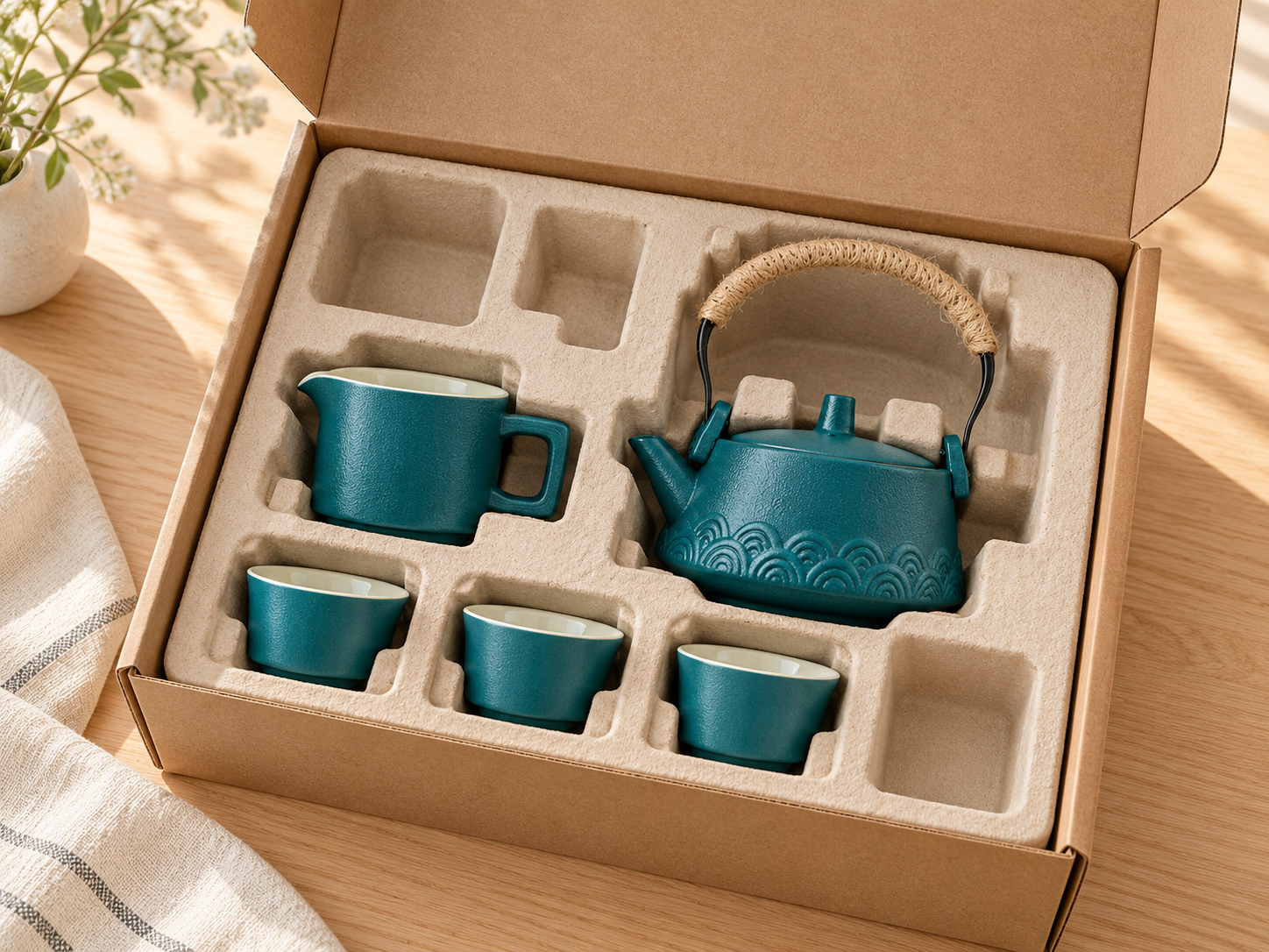 AI-generated protective-insert concept. Final packaging is confirmed per order.